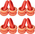 Thread Napkin Ring Set of 24 - Beautiful Elegant Fancy Decorative Napkin Holder for Dining Table Décor, Farmhouse, Wedding, Dinner, Party, Family Gathering, Easter, Everyday Use - Red Combo