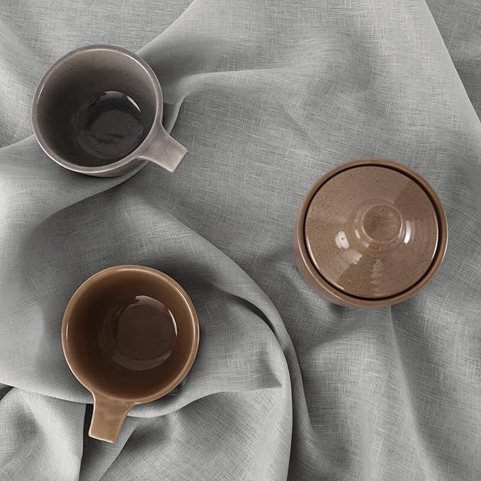 Solino Home Linen Tablecloth 60 x 108 Inch - Classic Hemstitch 100% Pure Linen Soft Grey Table Cloth for Rectangle Tables - Machine Washable Tablecloth for Winter, Spring, Easter