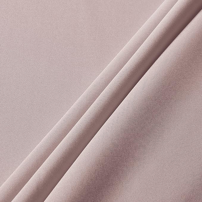 sancua Rectangle Tablecloth - 70 x 120 Inch - Stain and Wrinkle Resistant Washable Polyester Table Cloth, Decorative Fabric Table Cover for Dining Tables, Buffet Parties and Camping, Blush