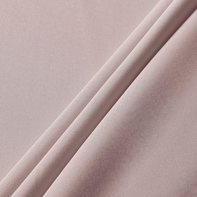 sancua Square Tablecloth - 70 x 70 Inch - Stain and Wrinkle Resistant Washable Polyester Table Cloth, Decorative Fabric Table Cover for Dining Tables, Buffet Parties and Camping, Blush