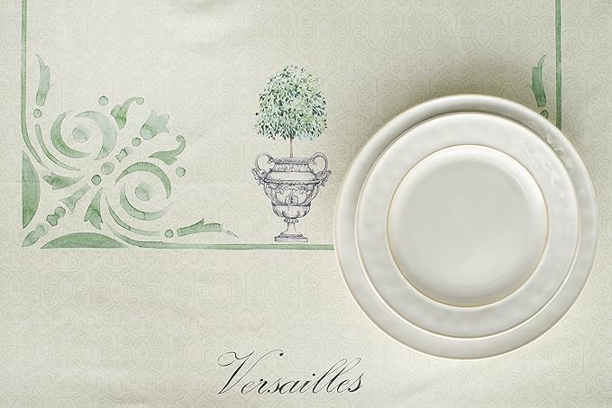 Maison d' Hermine Jardin du Roy 100% Cotton Tablecloth 60 - inch by 60 - inch.