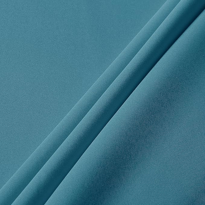 sancua Square Tablecloth - 54 x 54 Inch - Stain and Wrinkle Resistant Washable Polyester Table Cloth, Decorative Fabric Table Cover for Dining Tables, Buffet Parties and Camping, Teal