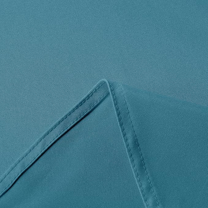 sancua Rectangle Tablecloth - 70 x 120 Inch - Stain and Wrinkle Resistant Washable Polyester Table Cloth, Decorative Fabric Table Cover for Dining Tables, Buffet Parties and Camping, Teal