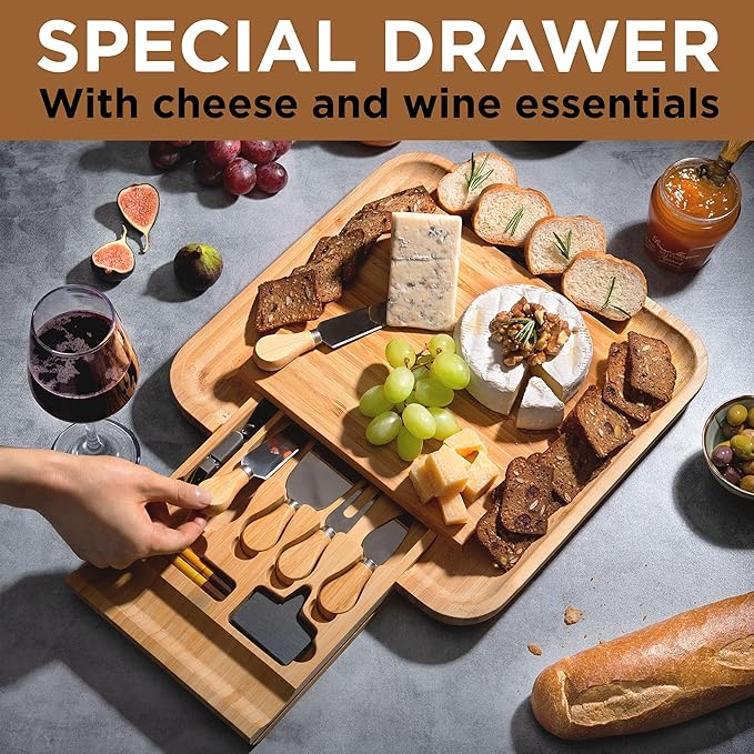 Personalized Charcuterie Boards - Custom Engraved Valentines Day Gifts for Him or Her - Cheese Board, Gift for Wedding, Anniversary, Couple, Housewarming, Birthday, Holiday, Friends, Family, Mom, Dad