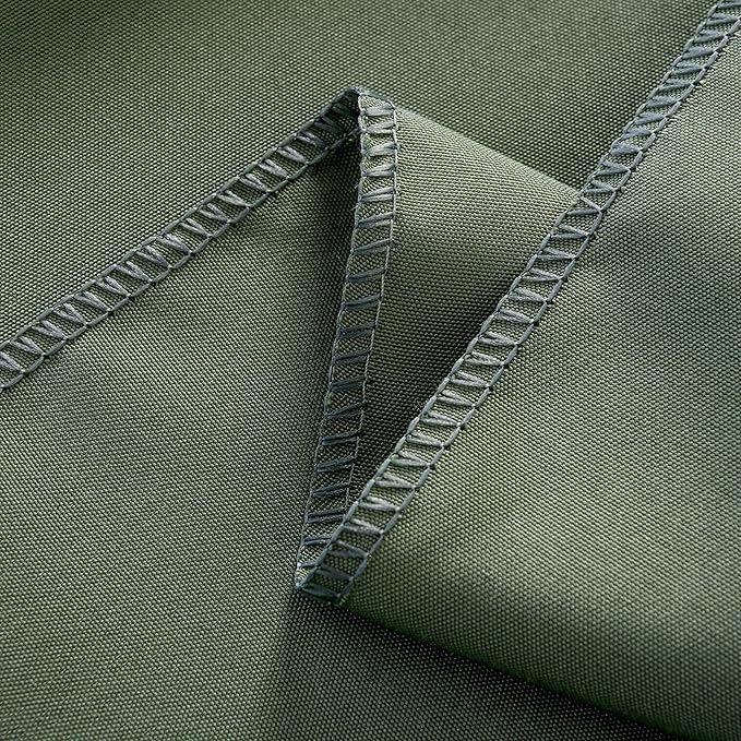 2-Pack 60x60 inch Sage Green Table Cloths, Solid Stain and Wrinkle Resistant Tablecloth, Premium Plain Weave Polyester Fabric Rectangle Table Linen Covers for Hotel, Banquet